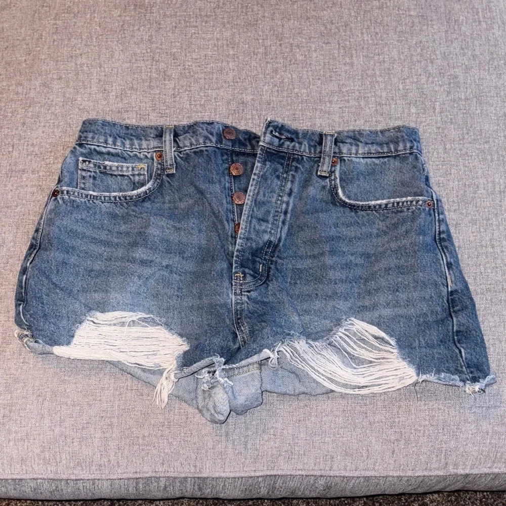 Denim Distressed Women Shorts